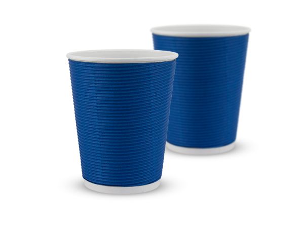 Гофростакан 340мл (синий) Гофростакан 340мл (синий)