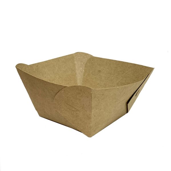 Тарелка  бумажная 100*100*45 ламинированная