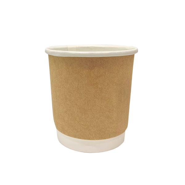 Стакан двошаровий 110 мл крафт